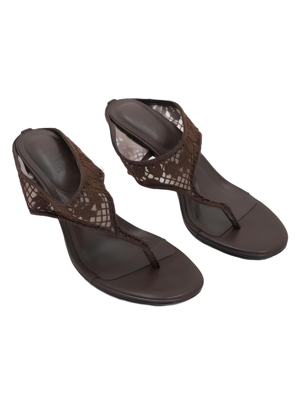 I.N.C. International Concepts Behla Round Toe Rich Truffle Mesh Size 6M